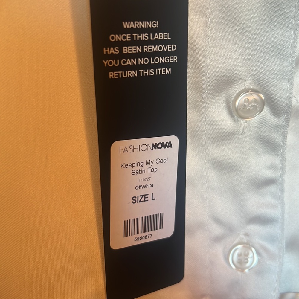 Keeping my cool satin top - Picture 5 of 9